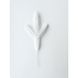 Лита гілочка №4 18.5 см - Білій (700шт) BR-04-WHT фото 1